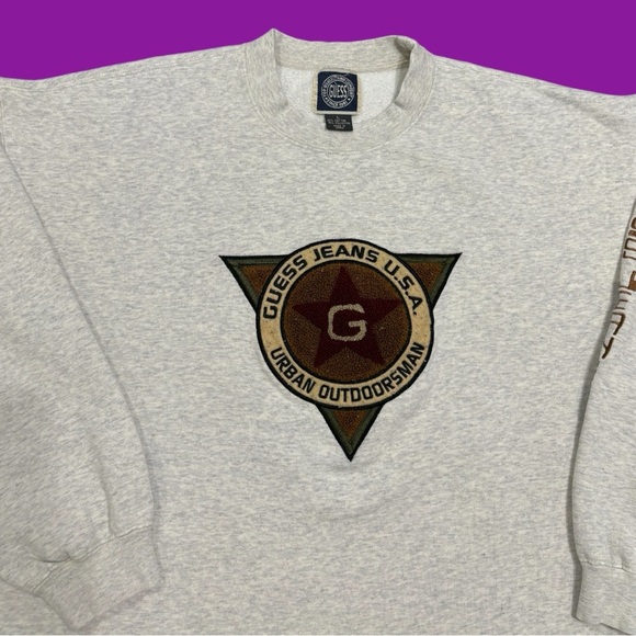 Vintage 90s Guess Crosswalk Sweatshirt - Picture 3 of 4